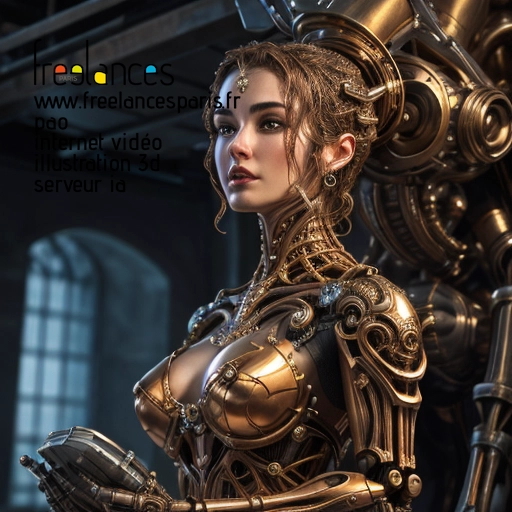 Pao internet vidéo illustration 3d serveur intelligence générative freelance paris studio de création 63V96K41